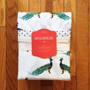 NWT Opal House Cotton Percale Queen Sheet Set